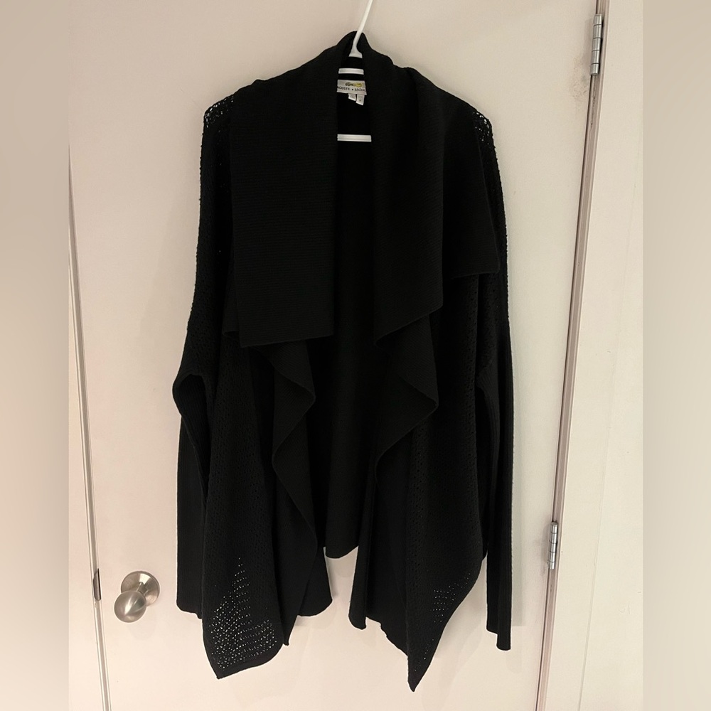 Lacoste x Catherine Malandrino Merino Wool Waterfall Cardigan